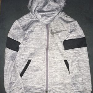 Boys Nike zip up hoodie